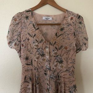 Carly Jean Los Angeles Maxi Dress Pink Floral